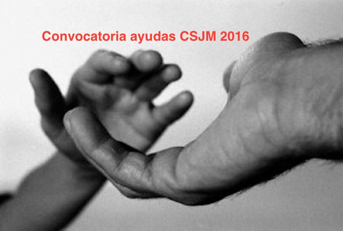 2016. Convocatoria ayuda proyectos CSJM