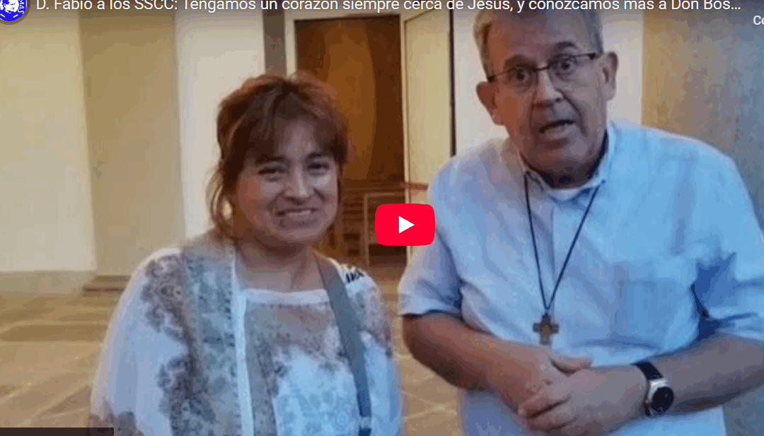 D. Fabio a los SSCC: Tengamos un corazón siempre cerca de Jesús, y conozcamos más a Don Bosco.