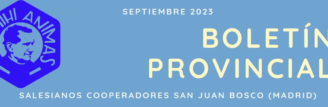 Ya está aquí el Boletín de la Provincia de San Juan Bosco del mes de septiembre