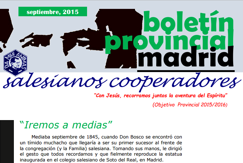 Boletín de la provincia de Madrid. Septiembre 2015