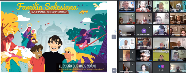 Encuentro online de la Familia Salesiana de España