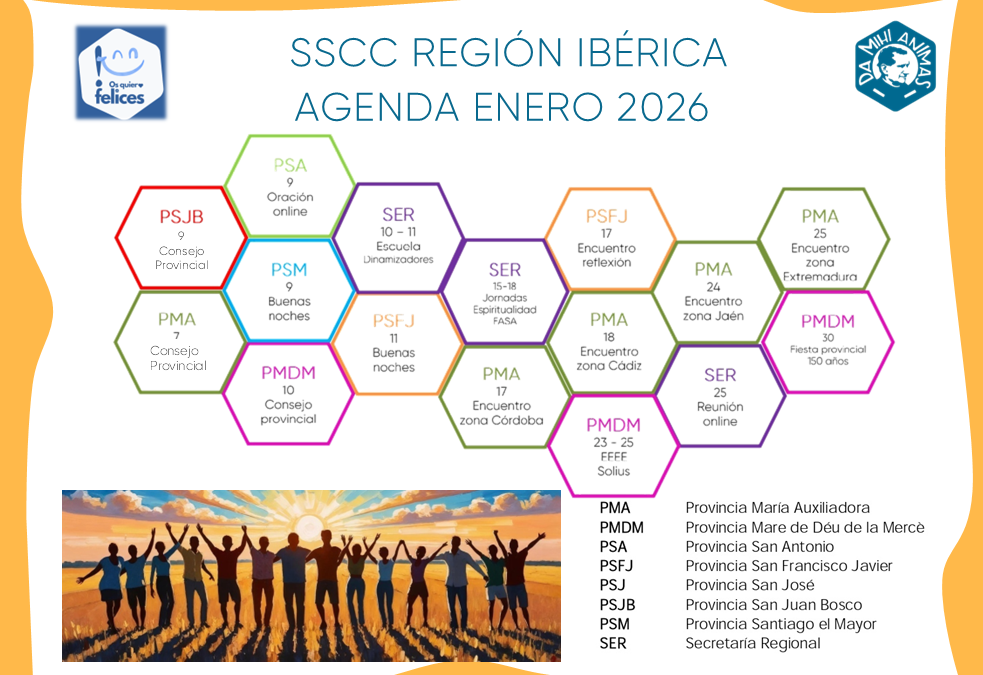 Agenda enero 2026