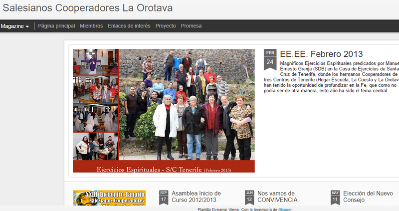 Web de los Cooperadores de la Orotava