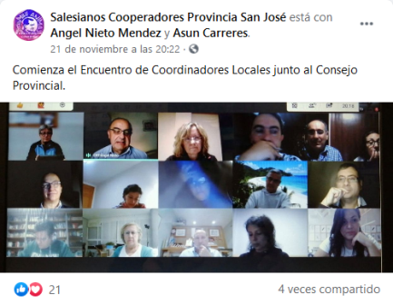 Noticias en las redes de la Provincia de San José
