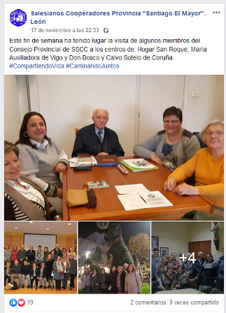 Provincia Santiago el Mayor: Visita del Consejo provincial a varios Centros locales